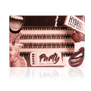 Hybrids in Cocoa Ganche Super Pre-Glued Lashes - Unicorn Cosmetics
