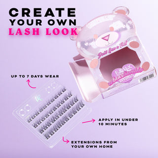 UnBEARlievable DIY cluster lashes