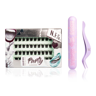 N.F.G. Super Pre-Glued Party Lashes Full Kit - Unicorn Cosmetics