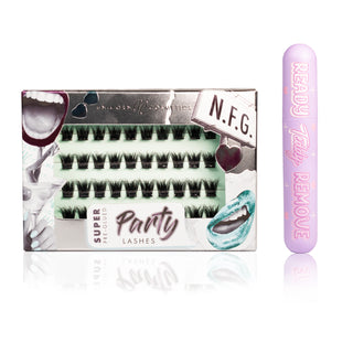 N.F.G. Super Pre-Glued Party Lashes + Remover Duo - Unicorn Cosmetics