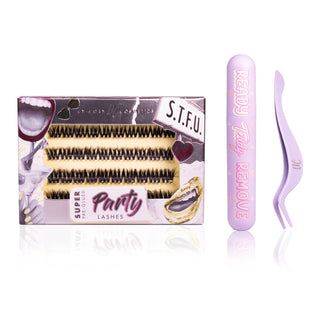 S.T.F.U. Super Pre-Glued Party Lashes Full Kit - Unicorn Cosmetics
