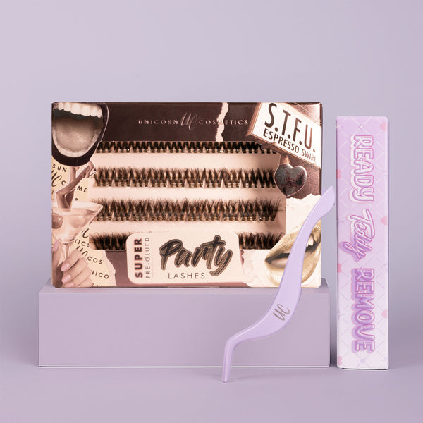 S.T.F.U. Espresso Swirl Super Pre-Glued Lash Starter Kit