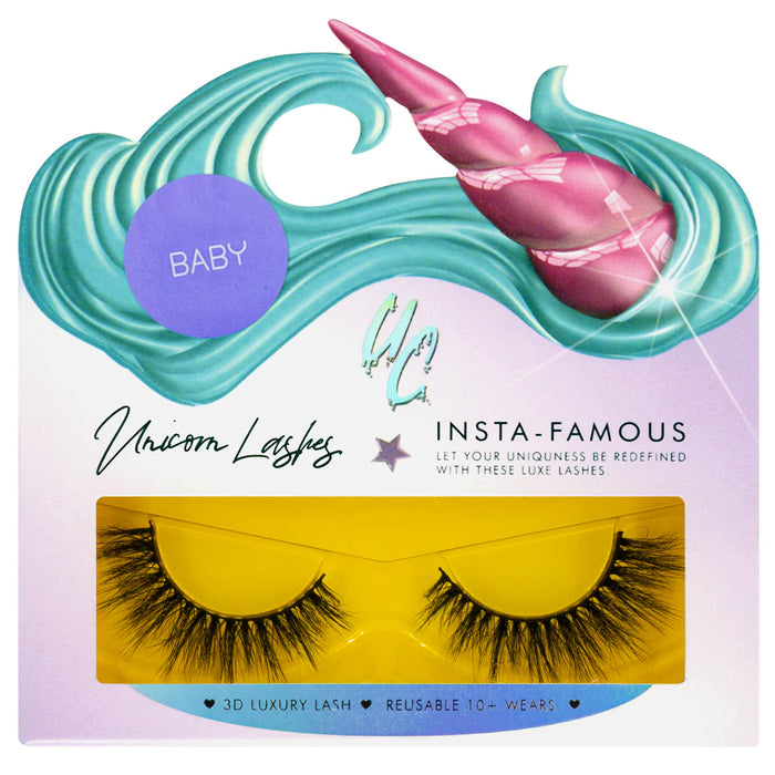 Baby 3D Faux Mink Unicorn Lashes - Unicorn Cosmetics