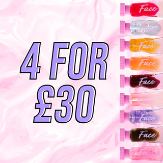 Pick Any 4 Bear Face Lip Oils - Unicorn Cosmetics