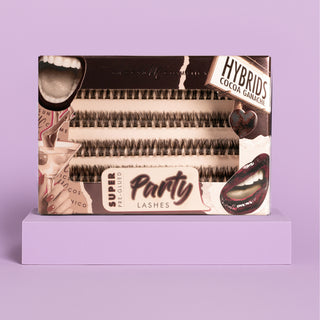 Hybrids in Cocoa Ganche Super Pre-Glued Lashes - Unicorn Cosmetics