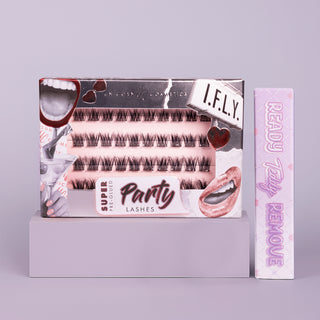 I.F.L.Y. Super Pre-Glued Party Lashes + Remover Duo